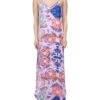 Glam Women's Sleeveless Floral Maxi Dress