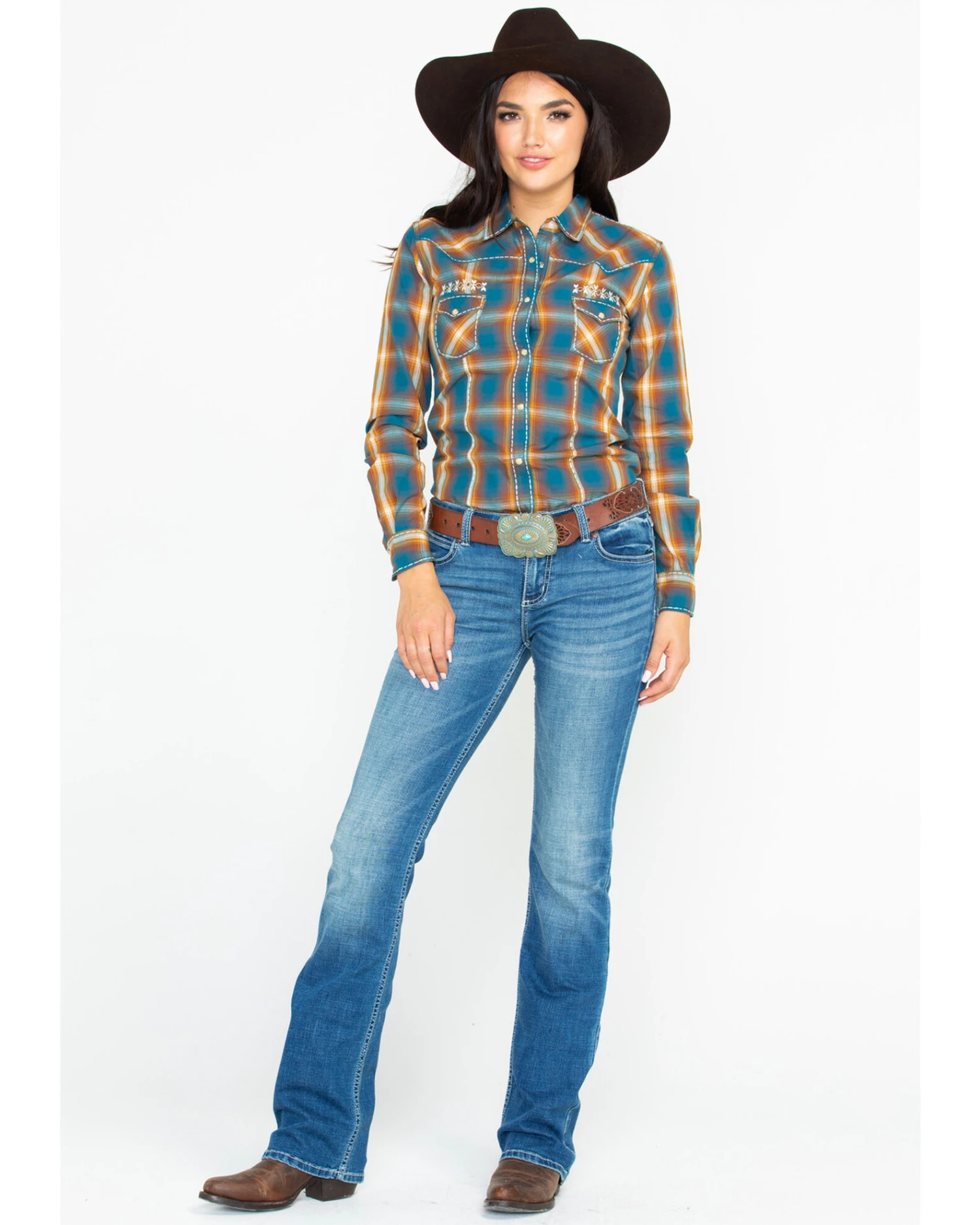 Wrangler Women's Retro Mae Deadwood Light Wash Mid Rise Bootcut Jeans 3 Wrangler Women's Retro Mae Deadwood Light Wash Mid Rise Bootcut Jeans - Image 3