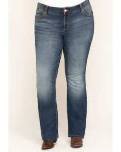 Wrangler Retro Women's Dark Mae Bootcut Jeans - Plus 11 Wrangler Retro Women's Dark Mae Bootcut Jeans - Plus -Cowgirl Drape Sales 2000281031 400 P2