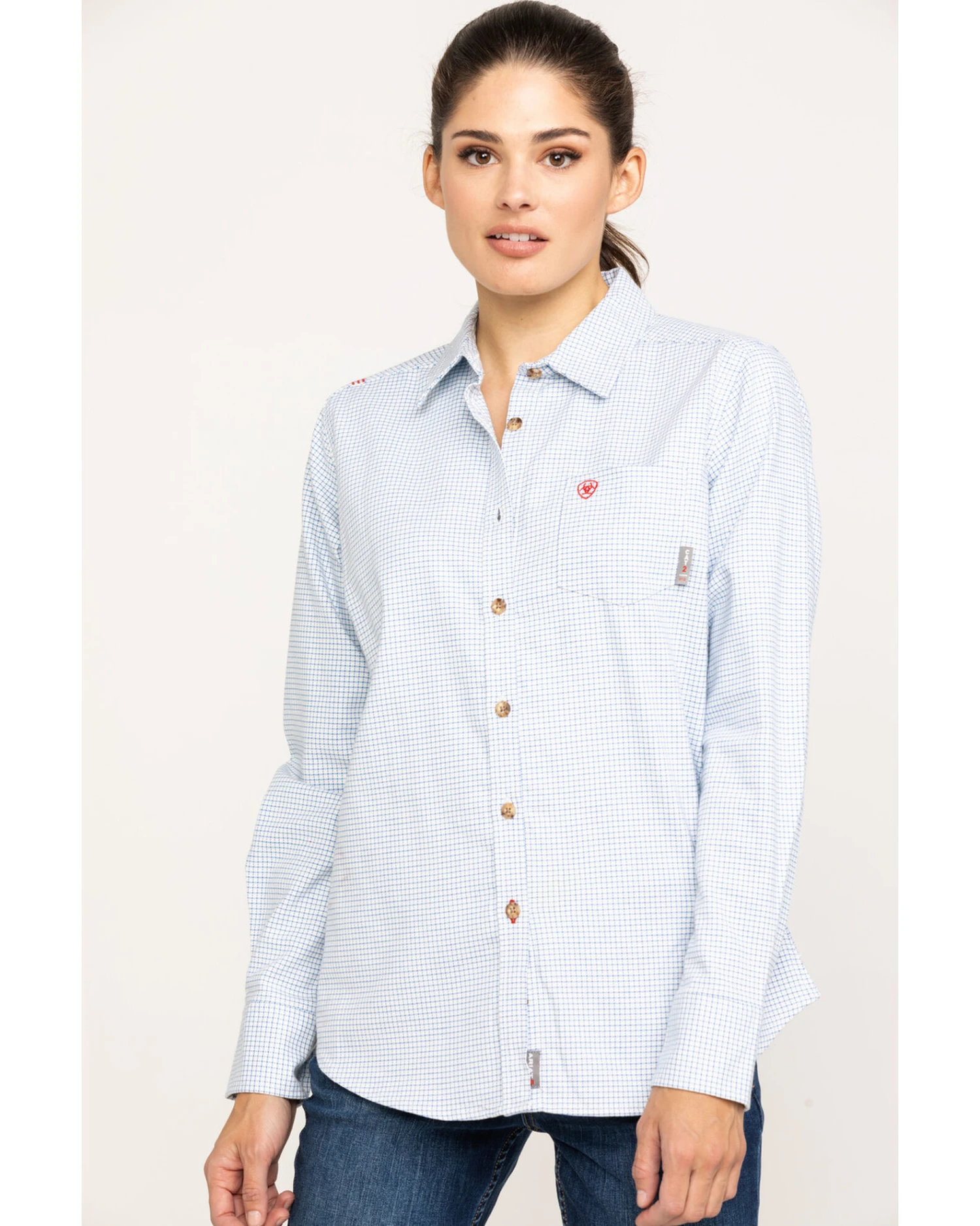 Ariat Women's FR Hermosa Durastretch Work Shirt 2 Ariat Women's FR Hermosa Durastretch Work Shirt - Image 2