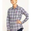 Ariat Women's FR Abigail Plaid Print Long Sleeve Work Shirt