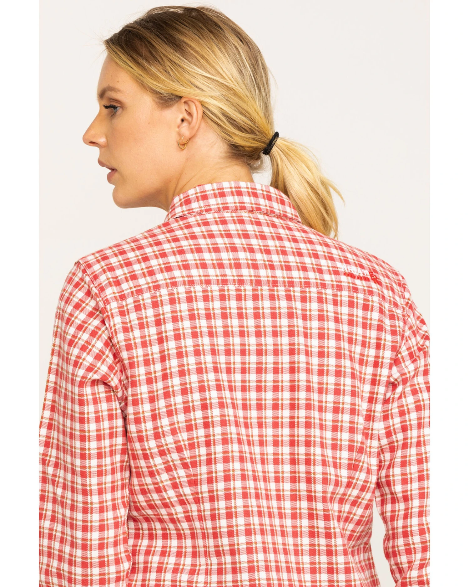 Ariat Women's FR Talitha Plaid Long Sleeve Work Shirt 1 Ariat Women's FR Talitha Plaid Long Sleeve Work Shirt