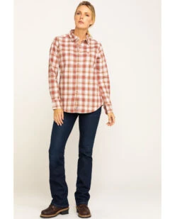 Ariat Women's FR Victoria Plaid Print Long Sleeve Work Shirt 8 Ariat Women's FR Victoria Plaid Print Long Sleeve Work Shirt -Cowgirl Drape Sales 2000283798 800 P6