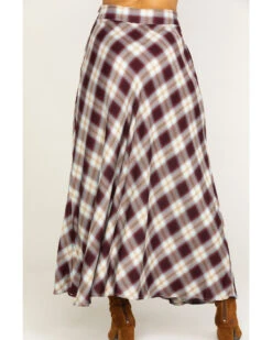 Stetson Women's Plaid Print Maxi Skirt -Cowgirl Drape Sales 2000286938 200 P2