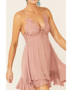 Free People Women's Adella Slip Dress 6 Free People Women's Adella Slip Dress -Cowgirl Drape Sales 2000292597 662 P3