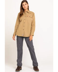 Ariat Women's FR Featherlight Long Sleeve Work Shirt -Cowgirl Drape Sales 2000294406 250 P6