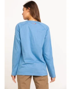 Ariat Women's FR Air Crew Long Sleeve Work Tee -Cowgirl Drape Sales 2000294415 400 P2