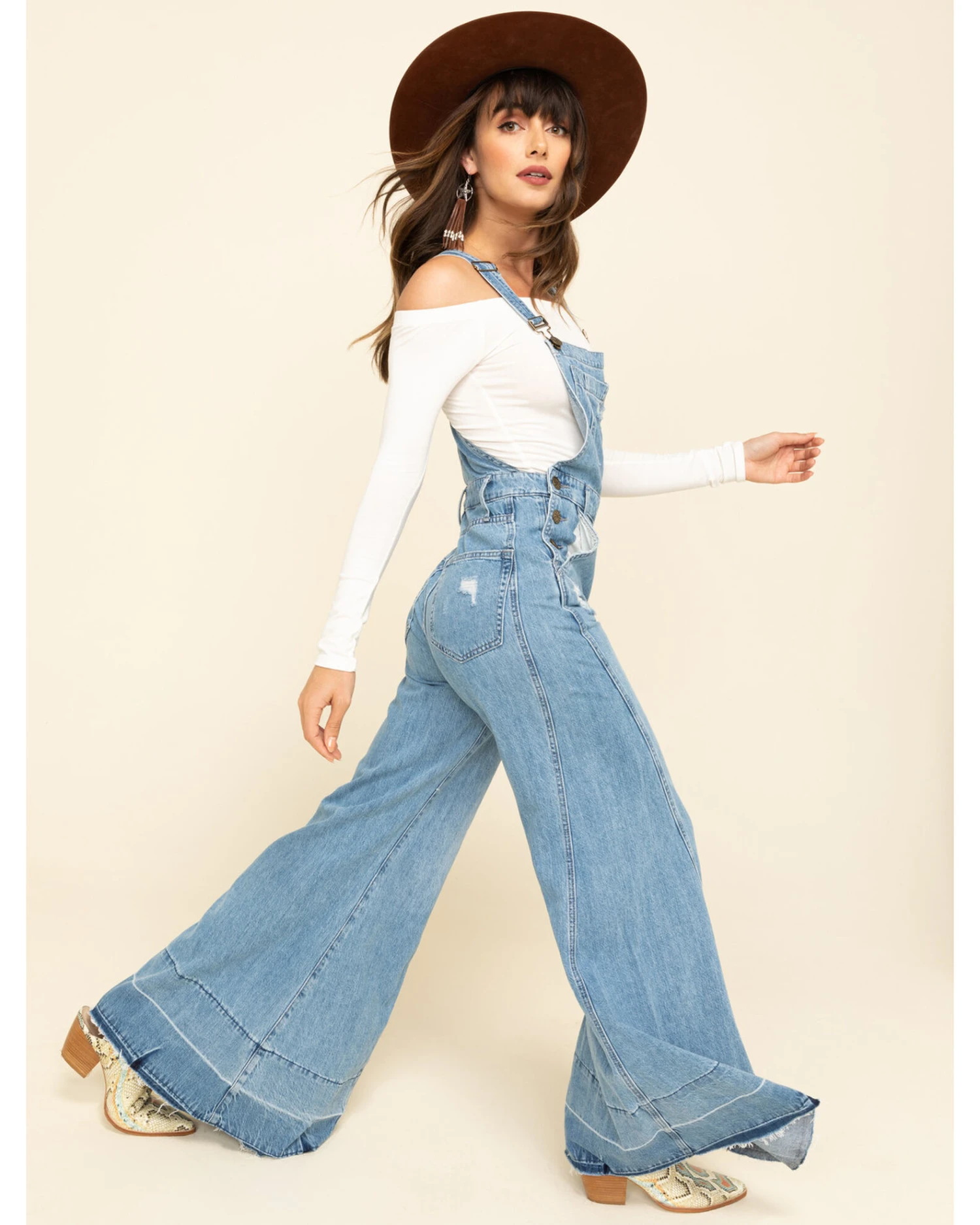 Show Me Your Mumu Women's Carolina Blue San Fran Overalls 1 Show Me Your Mumu Women's Carolina Blue San Fran Overalls