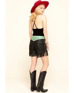 Double D Ranch Women's Midnight Cowboy Shorts 8 Double D Ranch Women's Midnight Cowboy Shorts -Cowgirl Drape Sales 2000312707 900 P6