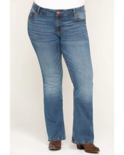 Wrangler Retro Women's Mae Mid Rise Jeans - Plus 11 Wrangler Retro Women's Mae Mid Rise Jeans - Plus -Cowgirl Drape Sales 2000315242 400 P2