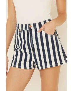 Wrangler Women's Striped Shorts -Cowgirl Drape Sales 2000332319 900 P5
