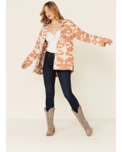 Pendleton Women's Sierra Mixed Pattern Oversized Zip Hooded Jacket 7 Pendleton Women's Sierra Mixed Pattern Oversized Zip Hooded Jacket -Cowgirl Drape Sales 2000335400 103 P2