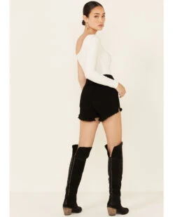 Free People Women's Curvy Vintage Shorts -Cowgirl Drape Sales 2000338330 001 P2