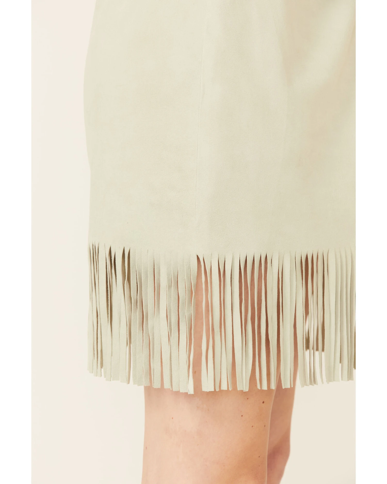 Double D Ranch Women's Dee Belted Fringe Leather Skirt 1 Double D Ranch Women's Dee Belted Fringe Leather Skirt