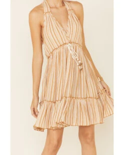 Band Of The Free Women's Striped Open Back Dress -Cowgirl Drape Sales 2000342494 103 P3