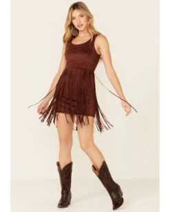 Idyllwind Women's Lady Luck Faux Suede Fringe Dress 7 Idyllwind Women's Lady Luck Faux Suede Fringe Dress -Cowgirl Drape Sales 2000342526 220 P1