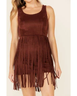 Idyllwind Women's Lady Luck Faux Suede Fringe Dress 6 Idyllwind Women's Lady Luck Faux Suede Fringe Dress -Cowgirl Drape Sales 2000342526 220 P3