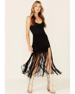 Idyllwind Women's Rocker Faux Suede Skirt