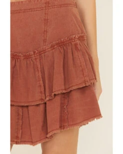 Free People Women's Ruffles In The Sand Skirt -Cowgirl Drape Sales 2000342822 220 P3