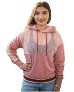Kimes Ranch Women's Color-Block Somers Dream Embroidered Logo Hoodie 7 Kimes Ranch Women's Color-Block Somers Dream Embroidered Logo Hoodie -Cowgirl Drape Sales 2000346065 662 P1