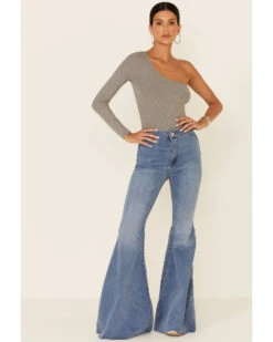 Free People Women's Love Letters Float On Flare Jeans 6 Free People Women's Love Letters Float On Flare Jeans -Cowgirl Drape Sales 2000348864 400 P1
