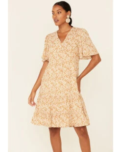 Mikarose Women's Floral Athena Dress -Cowgirl Drape Sales 2000349975 110 P1