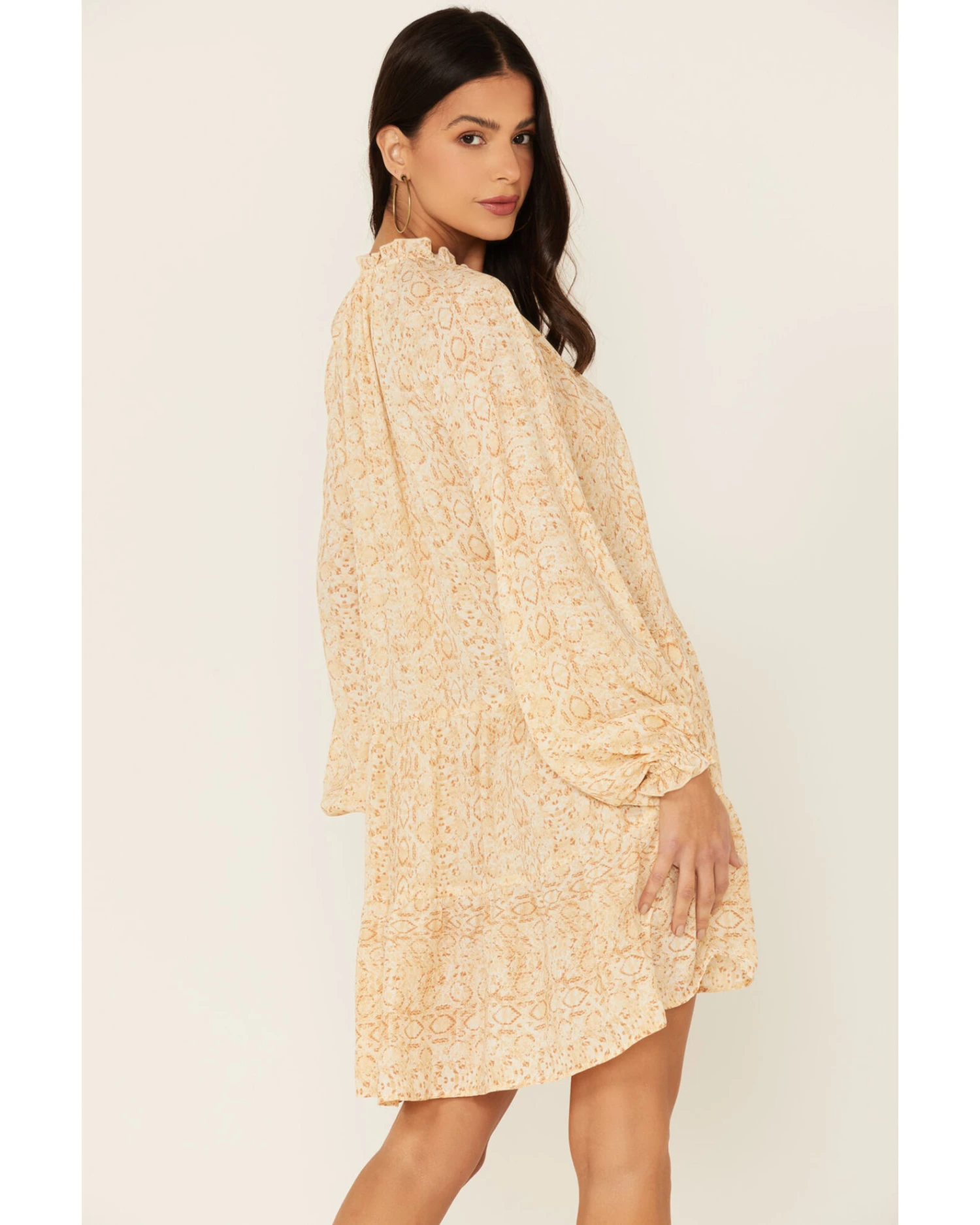 Show Me Your Mumu Multicolored Snake Print Birdie Mini Dress 1 Show Me Your Mumu Multicolored Snake Print Birdie Mini Dress