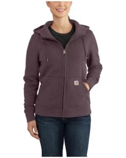 Carhartt Women's Relaxed Fit Midweight Full-Zip Jacket 3 Carhartt Women's Relaxed Fit Midweight Full-Zip Jacket -Cowgirl Drape Sales 2000352799 500 P1