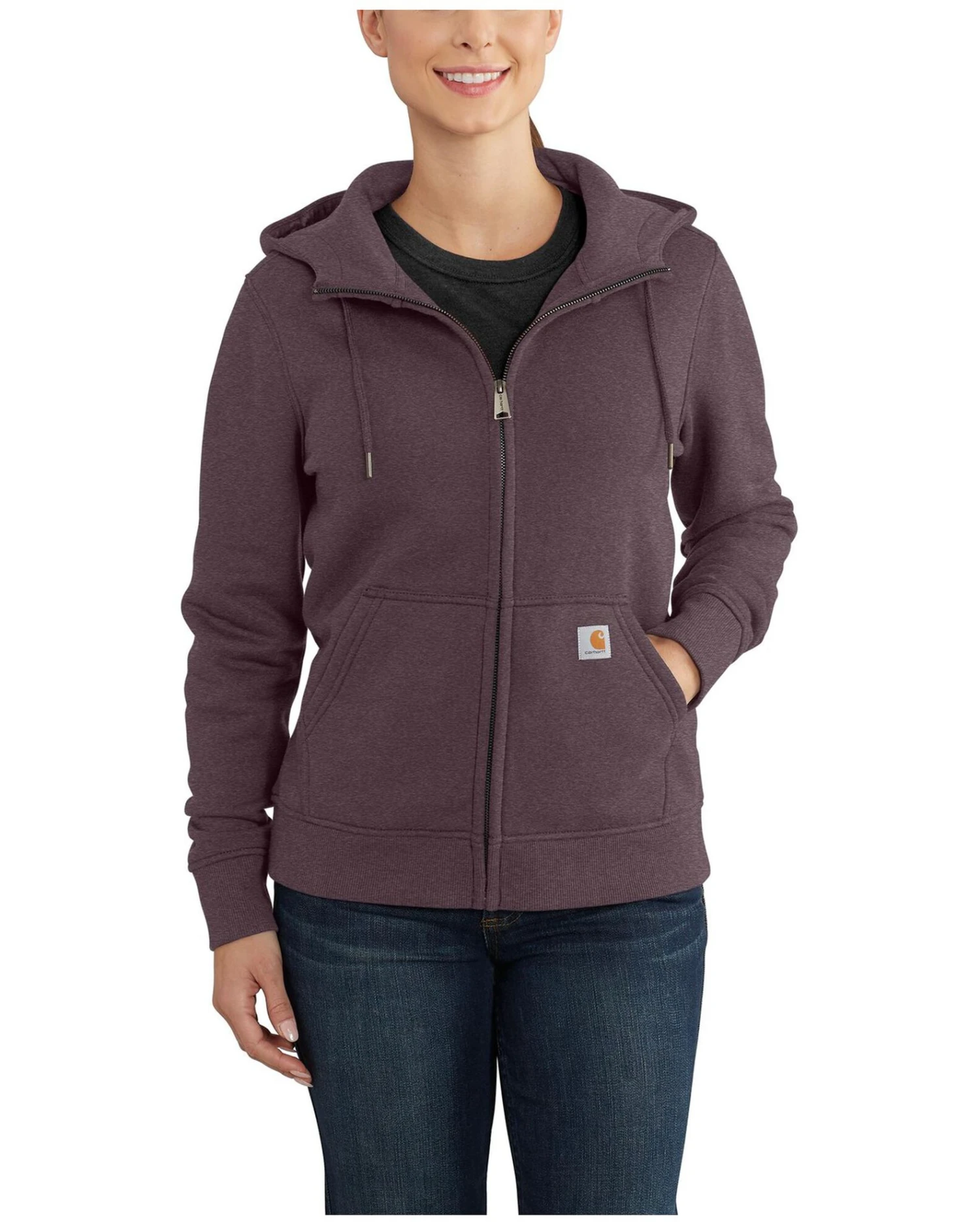 Carhartt Women's Relaxed Fit Midweight Full-Zip Jacket 2 Carhartt Women's Relaxed Fit Midweight Full-Zip Jacket - Image 2