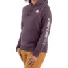 Carhartt Women's Relaxed Fit Heather Logo Sleeve Graphic Work Hoodie