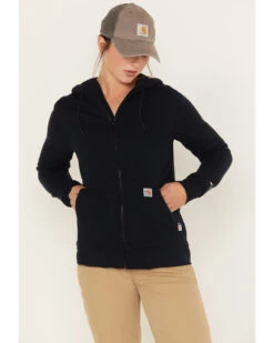 Carhartt Women's Force FR Relaxed Fit Zip Front Sweatshirt Work Hoodie -Cowgirl Drape Sales 2000353508 410 P1