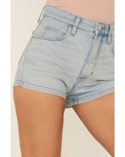 Lee Women's Vintage Modern High Rise Laundered Light Shorts