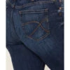 Ariat Women's Mid Rise Dark Wash Candace Straight Jeans - Plus