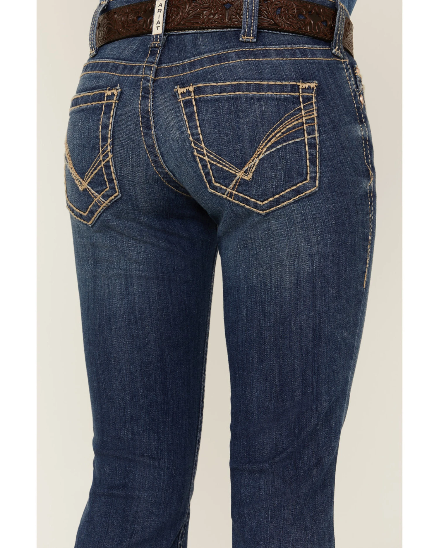 Ariat Women's R.E.A.L Mid Rise Arrow Fit Virginia Bootcut Jeans 3 Ariat Women's R.E.A.L Mid Rise Arrow Fit Virginia Bootcut Jeans - Image 3