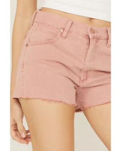 Wrangler Women's High Rise Denim Festival Shorts 7 Wrangler Women's High Rise Denim Festival Shorts -Cowgirl Drape Sales 2000358521 662 P2