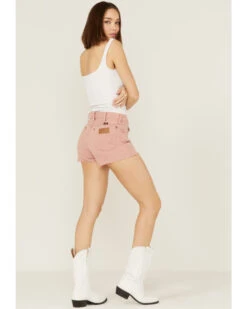 Wrangler Women's High Rise Denim Festival Shorts 5 Wrangler Women's High Rise Denim Festival Shorts -Cowgirl Drape Sales 2000358521 662 P3