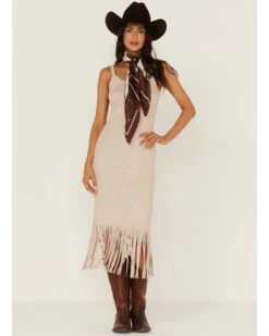 Idyllwind Women's Jewel Street Knit Fringe Dress -Cowgirl Drape Sales 2000359124 104 P1
