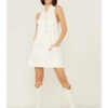 Show Me Your Mumu Women's Shifty Sweater White Dress