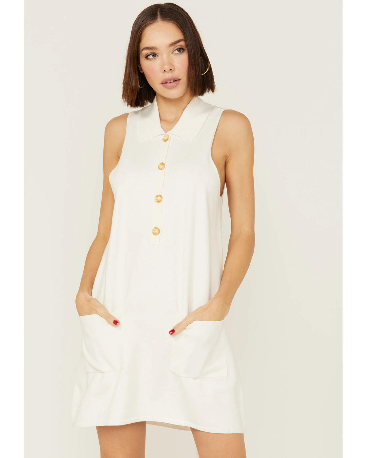 Show Me Your Mumu Women's Shifty Sweater White Dress 2 Show Me Your Mumu Women's Shifty Sweater White Dress - Image 2