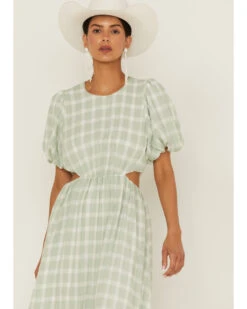 Show Me Your Mumu Women's Eloise Plaid Maxi Dress -Cowgirl Drape Sales 2000360782 300 P2