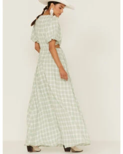 Show Me Your Mumu Women's Eloise Plaid Maxi Dress -Cowgirl Drape Sales 2000360782 300 P4