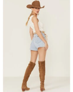 Rolla's Women's Mirage Nina Light Wash High Rise Relaxed Shorts