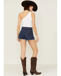 Rolla's Women's Dusters Medium Wash High Rise Shorts -Cowgirl Drape Sales 2000362519 400 P3