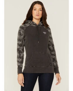 Hooey Women's Rope Like A Girl Bandana Print Pullover Hoodie Sweatshirt 6 Hooey Women's Rope Like A Girl Bandana Print Pullover Hoodie Sweatshirt -Cowgirl Drape Sales 2000363502 022 P1