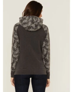 Hooey Women's Rope Like A Girl Bandana Print Pullover Hoodie Sweatshirt 7 Hooey Women's Rope Like A Girl Bandana Print Pullover Hoodie Sweatshirt -Cowgirl Drape Sales 2000363502 022 P4