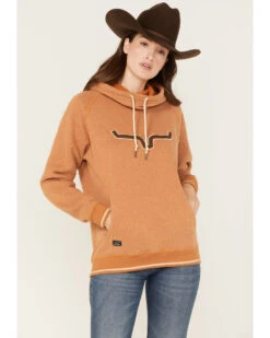Kimes Ranch Women's Two Scoops Logo Pullover Fleece Hoodie -Cowgirl Drape Sales 2000363657 220 P1
