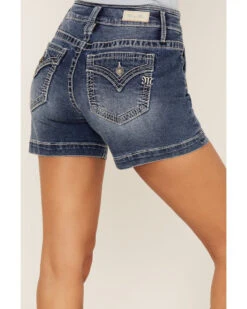 Miss Me Women's Sailor Flap Pocket Denim Jean Shorts 6 Miss Me Women's Sailor Flap Pocket Denim Jean Shorts -Cowgirl Drape Sales 2000364473 400 P2