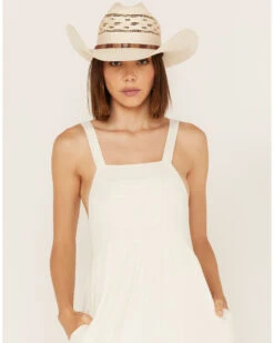 Cleo + Wolf Women's Textured Western Maxi Dress