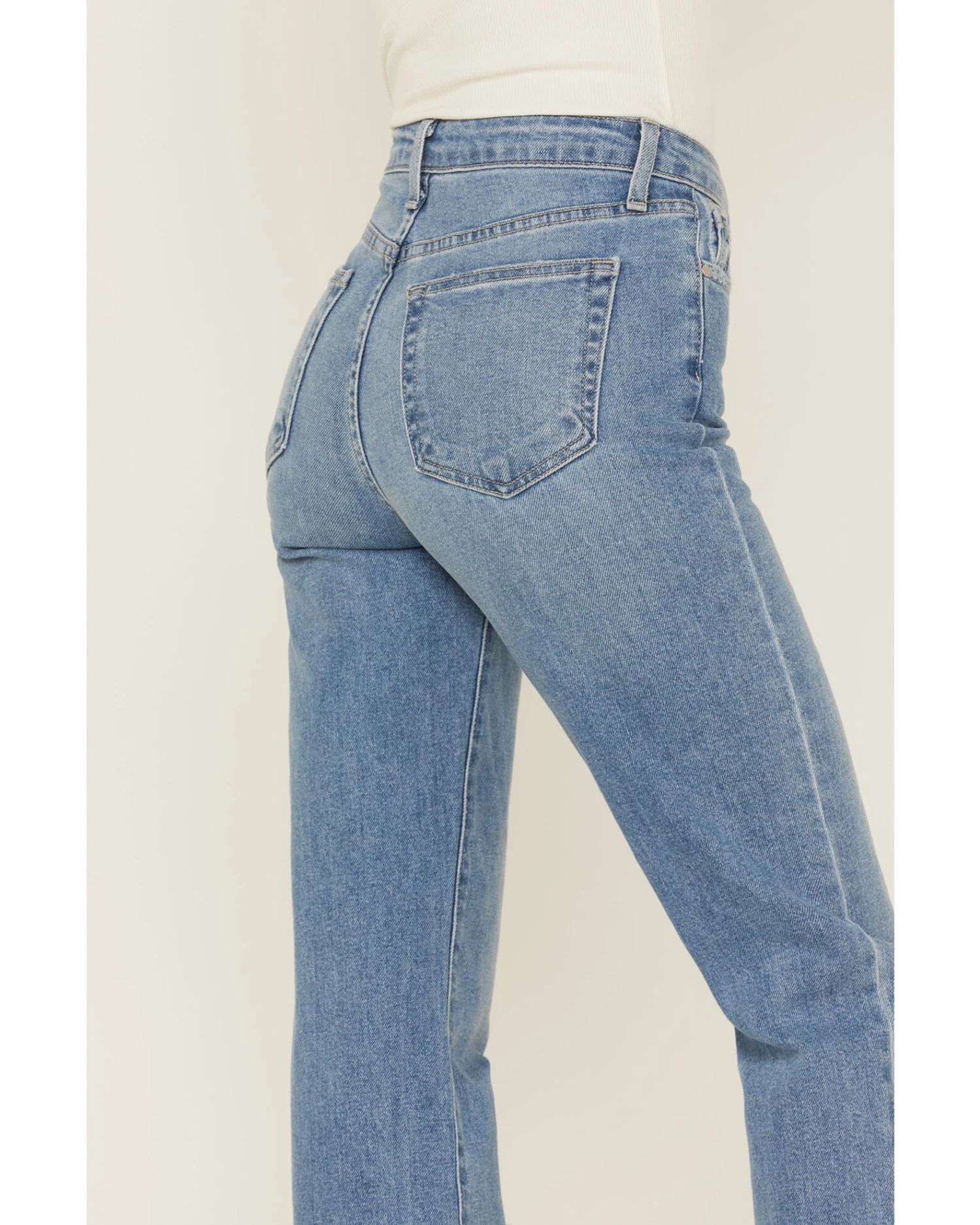 Just Black Denim Women's Vintage Straight Denim Jeans 1 Just Black Denim Women's Vintage Straight Denim Jeans