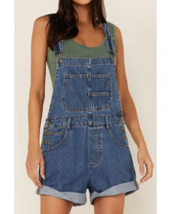 Free People Women's Ziggy Shortalls 7 Free People Women's Ziggy Shortalls -Cowgirl Drape Sales 2000365754 414 P3